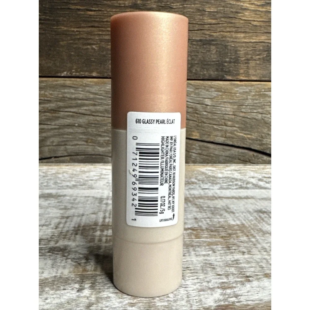 L'Oréal Lumi Le Glass Highlighter Stick 610 Glassy Pearl Eclat‎ | MSRP = $15